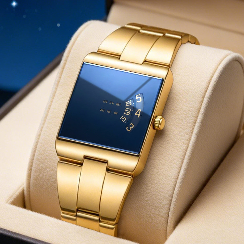 Relógio quadrado, relógio de quartzo masculino, relógio de pulso feminino, relógio feminino para estudantes TK IXBU