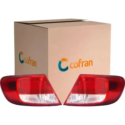 Par Lanterna Traseira Gol G5 G6 2009 Até 2012 Bicolor Cofran