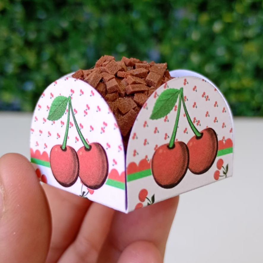FORMINHA 4 PÉTALAS PARA DOCES CEREJA CEREJINHA PARA DOCINHOS BRIGADEIRO FESTA INFANTIL ANIVERSARIO