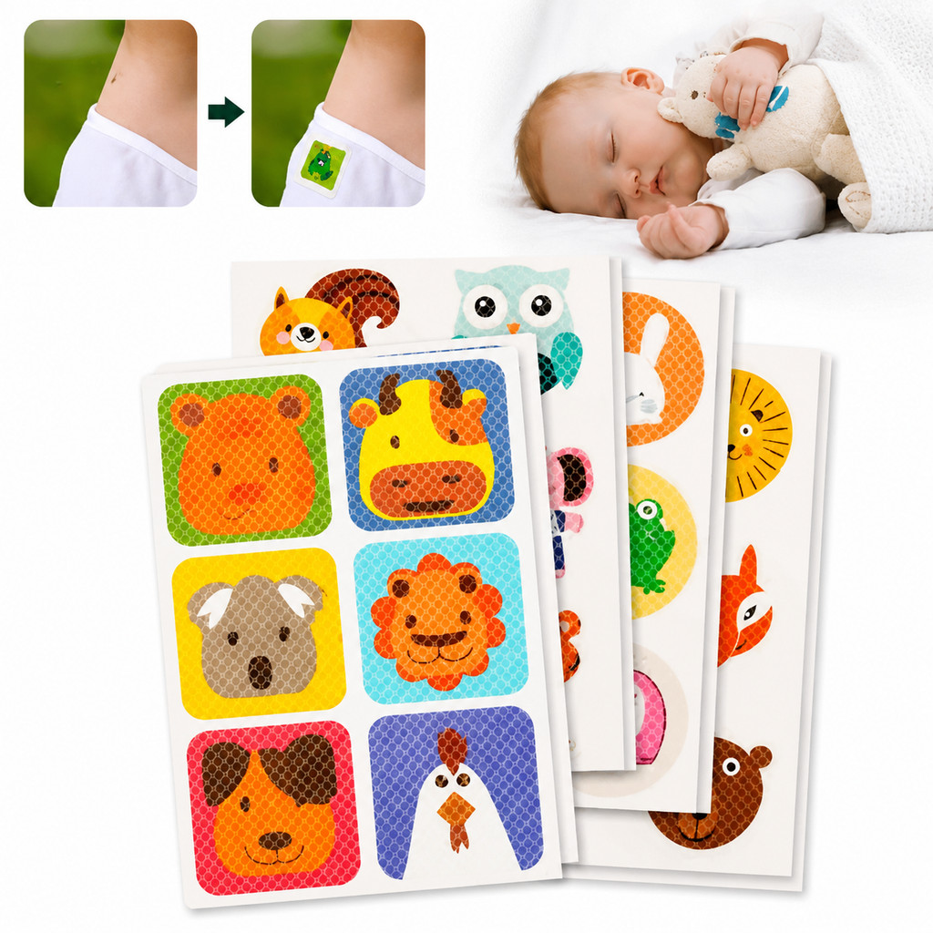 Kit 36/72/108/144 Adesivo Repelente Mosquito Adesivo Repelente Natural Citronela Infantil JH