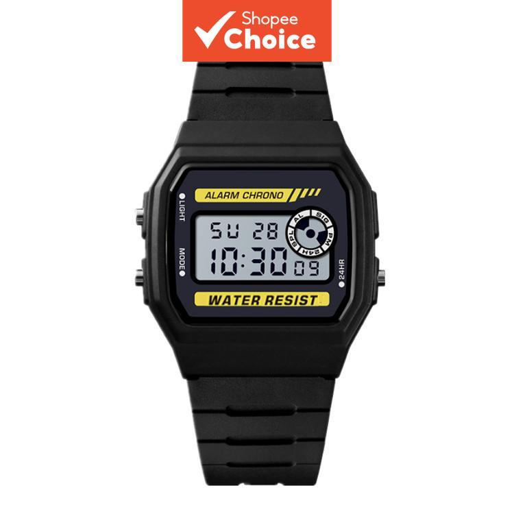 Qualidade Original Moda LED Digital À Prova Dwaterproof Água Unisex Relógio Esportivo Modelo 1058 Jam Tangan Relo