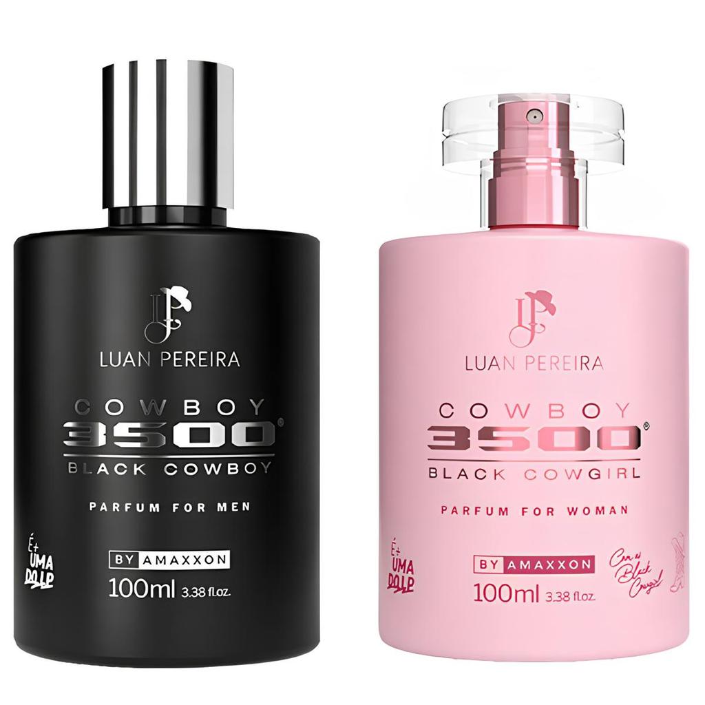 Kit Perfume Luan Pereira Feminino + Perfume Masculino Noite 3500 By Amaxxon