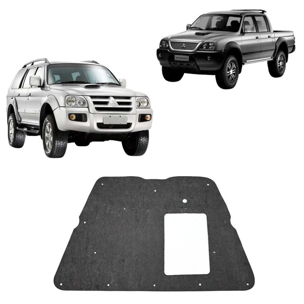 Forro Manta Acústica Capô L200 Sport Outdoor Savana Pajero 2003 a 2012