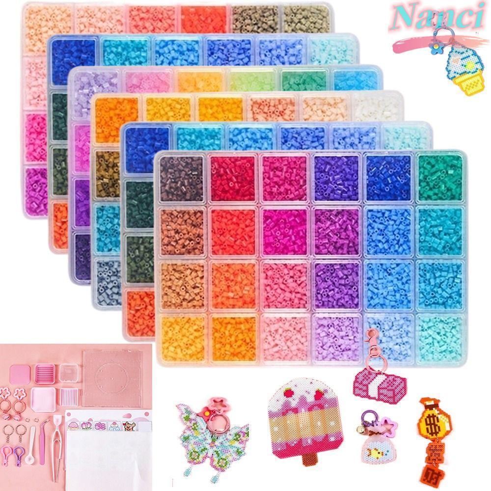 Kit De Contas NANCI Perler Hama , Caixa De Quebra-Cabeça DIY De 2.6 Mm , De Decoração De Artesanato Artesanal