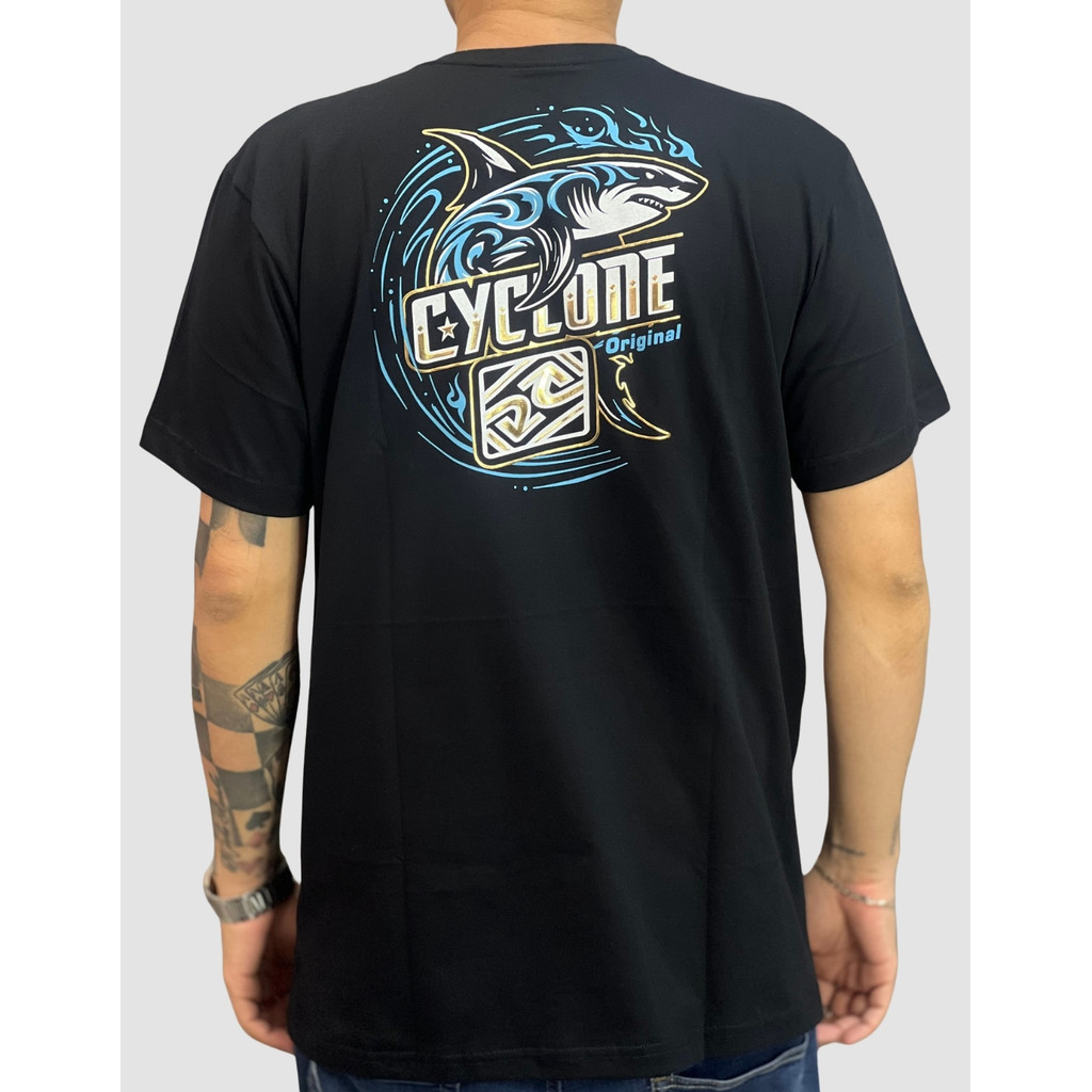 Camiseta Cyclone Metal Tribal Camisa Masculina 100% Algodão Premium Original