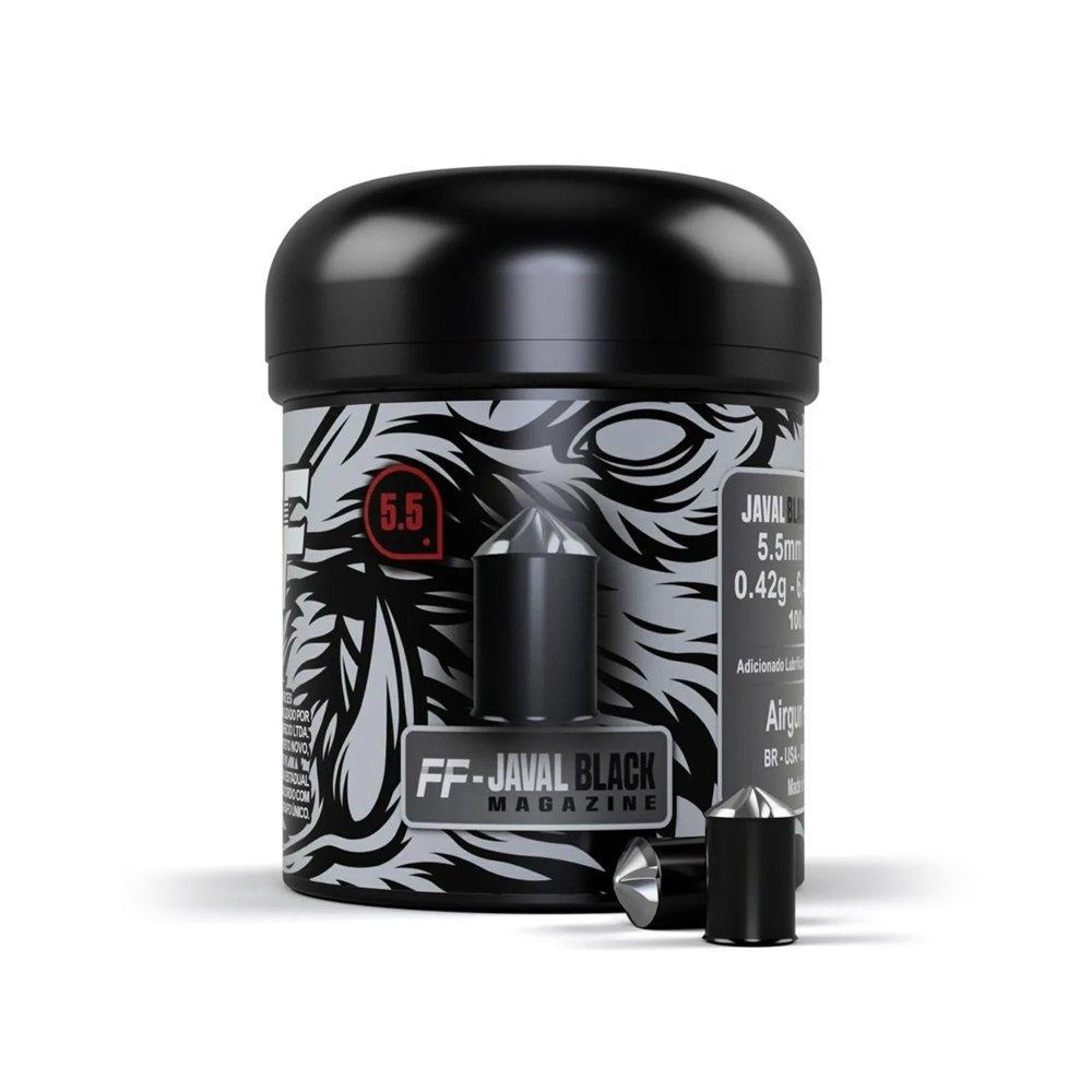 Chumbinho FF Javal black 5,5mm alta penetração 6,48gr