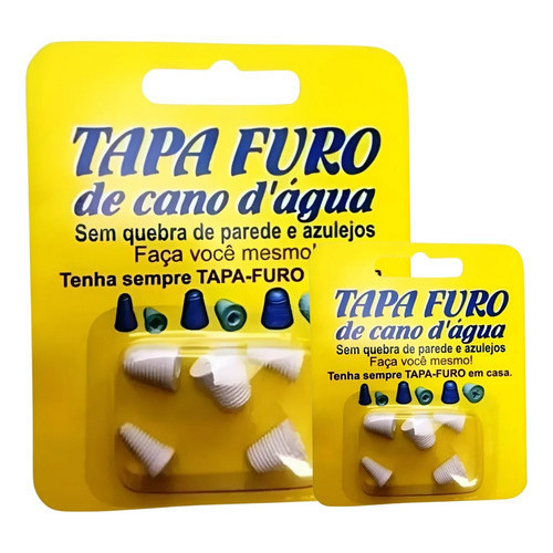 5 Unidades Tapa Furo Cano D' Água Cano Furado Rosca Chave 5 Medidas