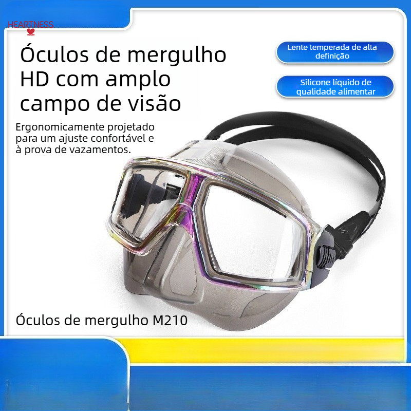 Máscara de mergulho máscara de mergulho livre óculos de mergulho líquido Silicone baixo Volume Anti-nevoeiro óculos de m