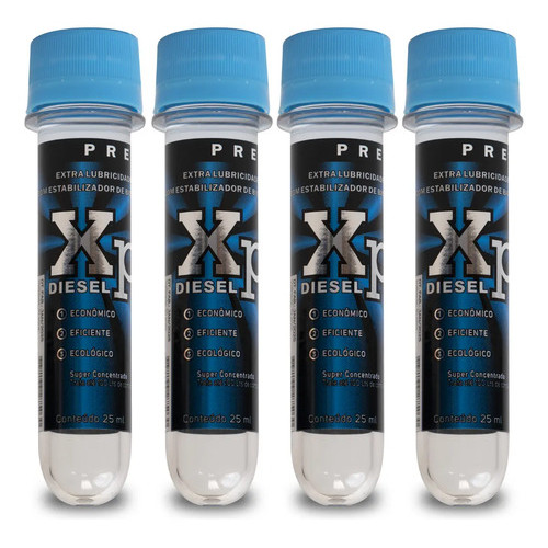 Kit 4 Aditivo Xp3 Premium Extra Potência Diesel 25ml
