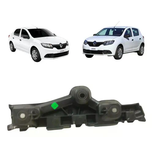 Guia Parachoque Dianteiro Esquerdo Renault Sandero Logan 2014 2019 Novo Original