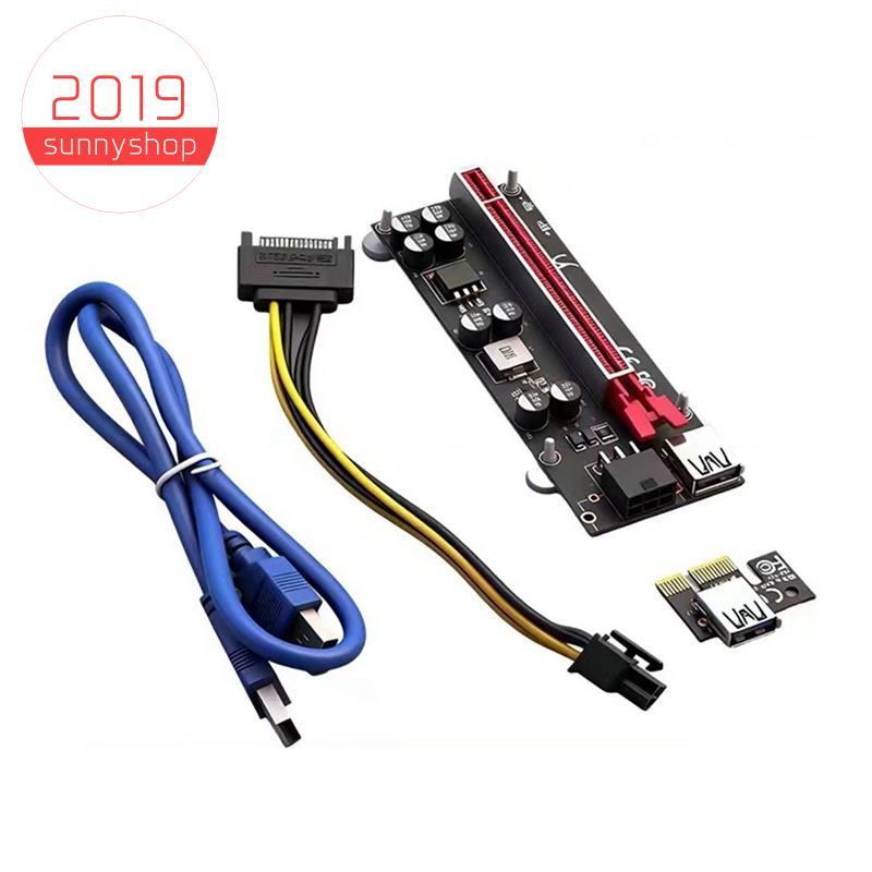 [Bestseller S] Adaptador De Placa Gráfica PCIE X1 Para X16 Extensor PCI-Express Riser Cable USB 3.0 E Computador Desktop