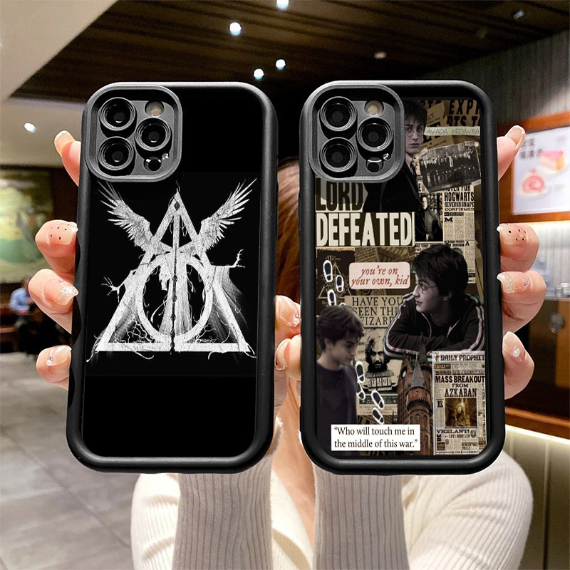 Harry Potter Caso De Telefone Para iPhone 13 12 11 16 15 14 17 plus pro max 7 8 x xr xs Silicone Anti-impacto