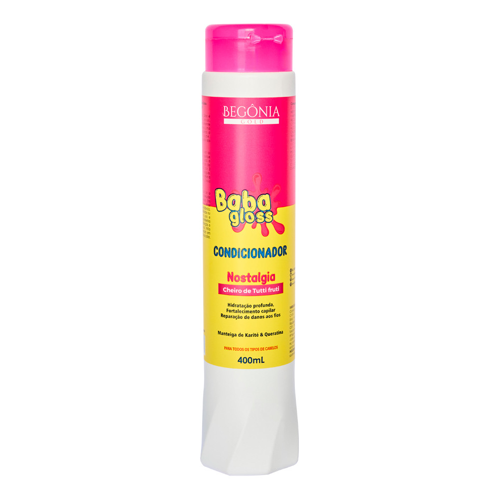 KIT Baba Gloss Begônia 400ml - Atacado 18 e 9