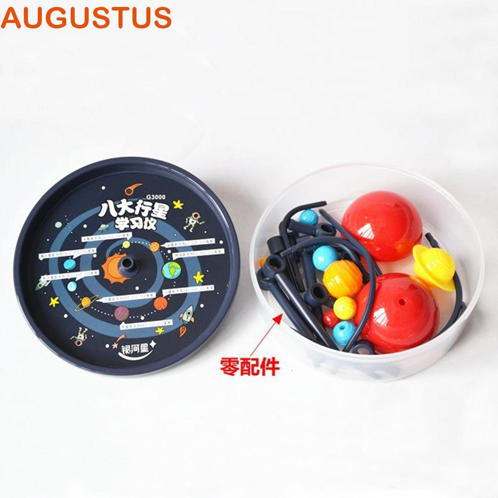 AUGUSTUS Sistema Solar Modelo Planetário Conjunto Engraçado Montagem Crianças Astronomia Bloco De Construção 3D 9 Planet