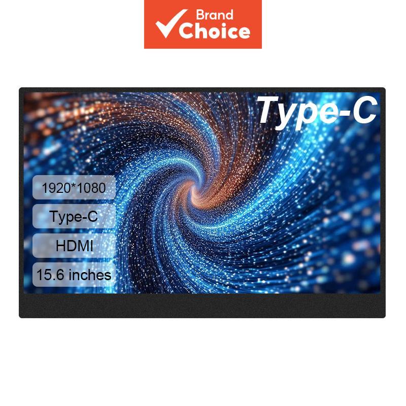 Lanlipu Monitor Portátil De 15.6 Polegadas 1080P 60Hz Type C Hdmi Para Laptop Pc Xbox