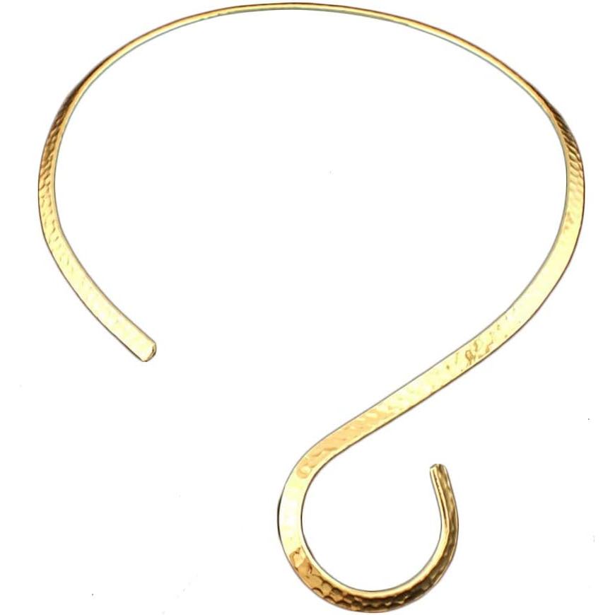 Colar gargantilha feminino YAZILIND com corrente, colar torquês, colar de destaque, joia de fantasia elegante