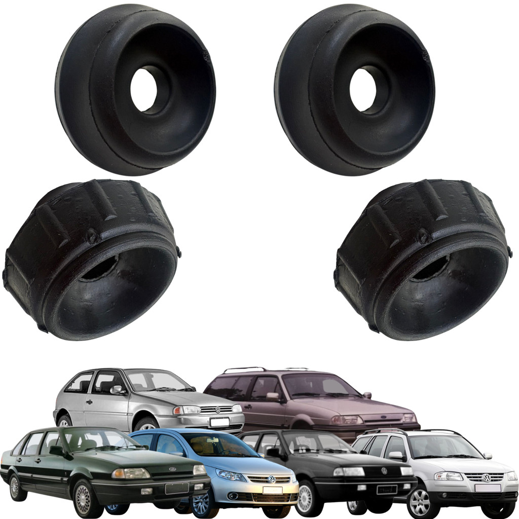 Kit 4 Bucha Amortecedor /Superior RC Escort Royale Verona Versailles Gol Logus Parati Pointer Quantum Santana RC12018