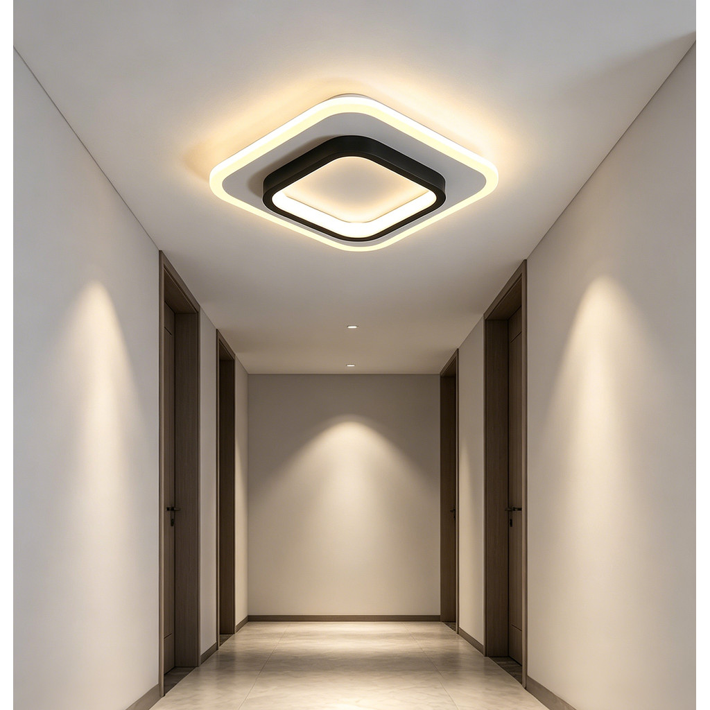 3 Cores 1 Lustre Moderno Luz De Teto Led, Adequado Para Corredor, Sala De Estar, Quarto, Cozinha 127V-220V.