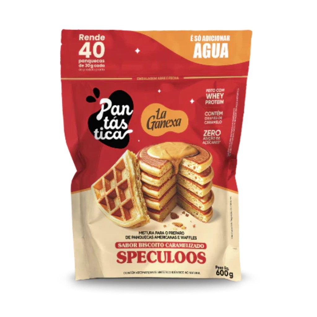 Pantastica Panqueca Proteica Sabor Specullos 600g La Ganexa
