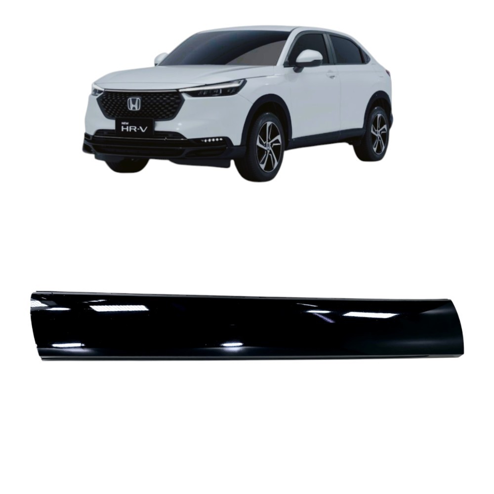 Friso Moldura Porta Dianteira Esquerda Honda Hrv 2023 24 25 Preto