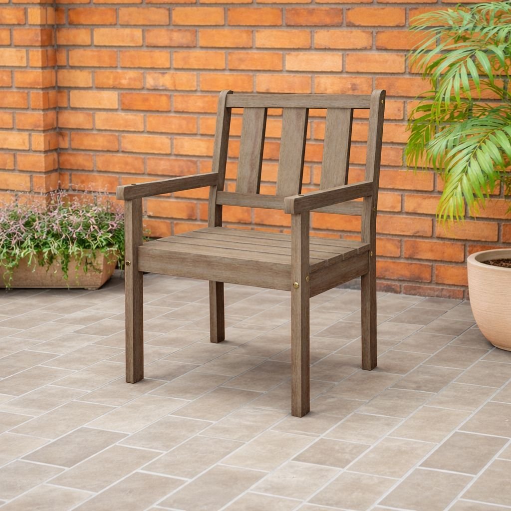 Banco de Jardim Rústico 1 Lugar Móveis Meneghetti Espresso Móveis 1