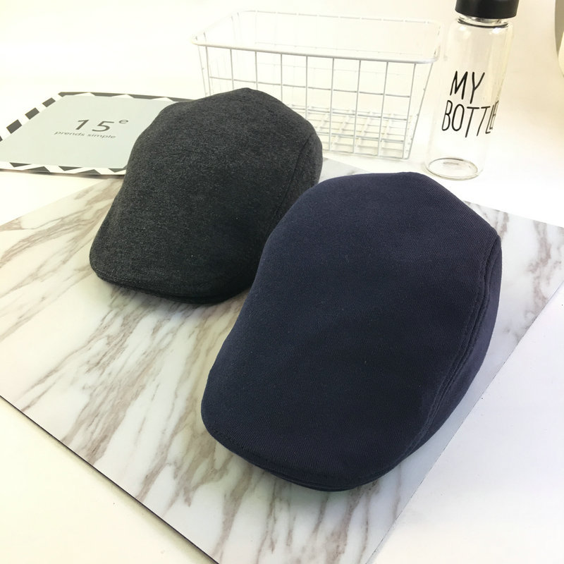 Versão coreana chapéu Casual cor sólida corpo nu masculino feminino boné dianteiro moda ao ar livre boina estrela chapéu