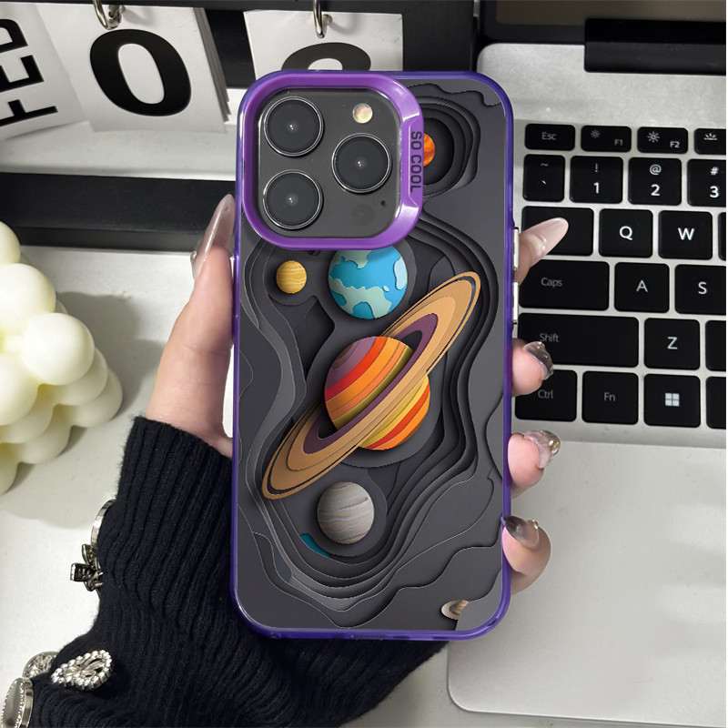 Capinha capa de istema Solar e Planetas para Samsung A14 A54 A32 A23 A03 A13 A04 A04E M11 A05 A05S A72 Case