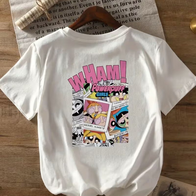 Camiseta Estampada Inspirado Super Poderosas WHAM! The Powerpuff Unissex 100% Algodão Frete Grátis Rápido Plus Size