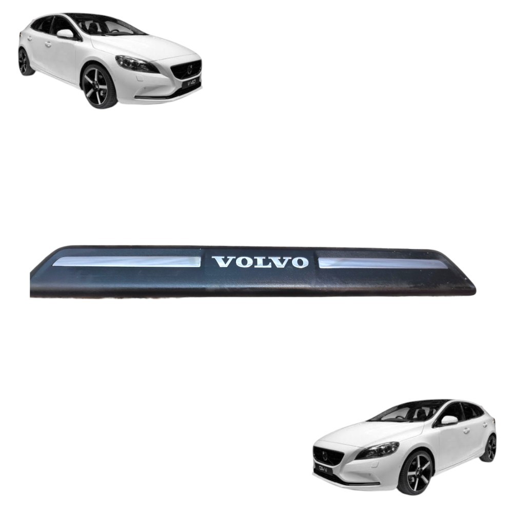 Friso Soleira Dianteiro Volvo V40 T5 2.0 2013 A 2015 Preto