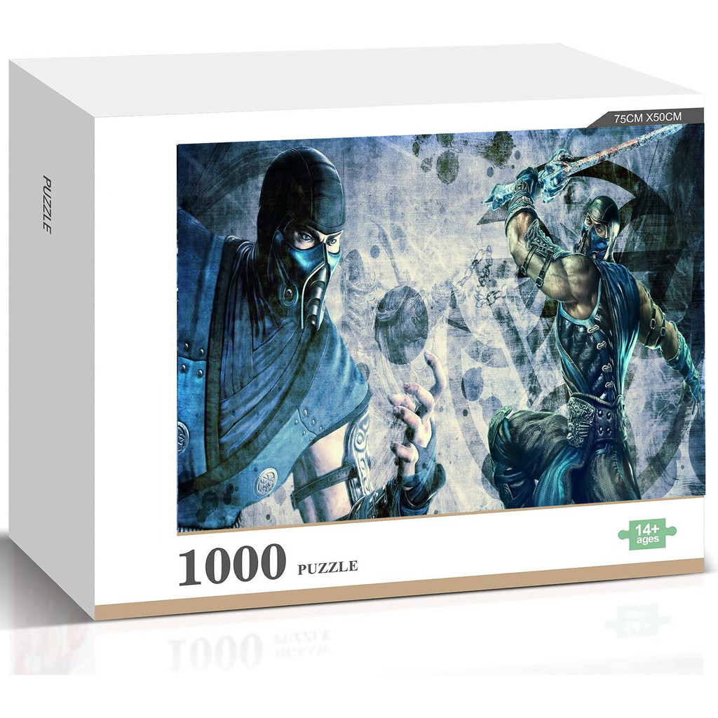 Mortal Kombat X-Sub-Zero Strikes Jigsaw Puzzle Jogo De Brinquedo De Descompressão Decoração De Casa Presente
