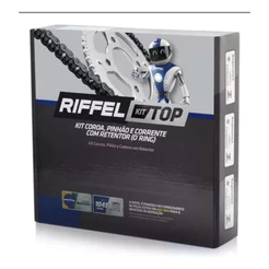 Kit Relação Riffel Yamaha Fz15 Fazer150 2023 C/retentor