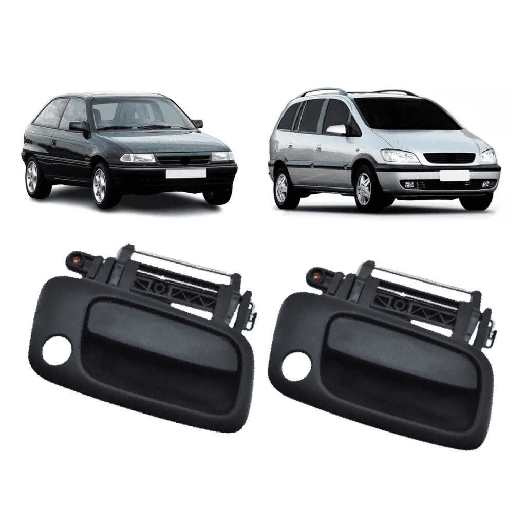 KIT MACANETA EXTERNA PORTA DIANTEIRA ASTRA/ZAFIRA 99/ C/FURO ESQUERDO E DIREITO