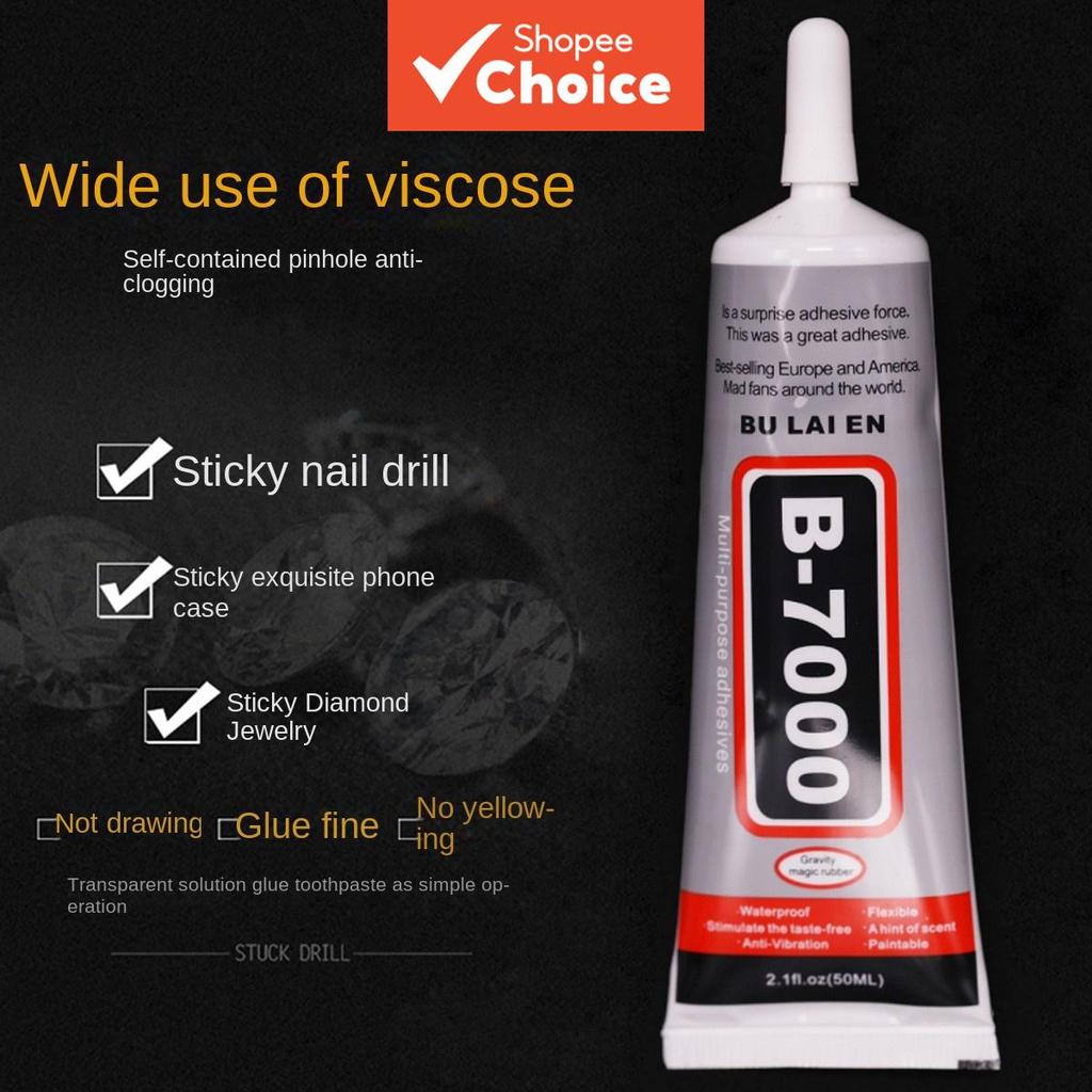 Cola Para Reparo De Celular B-7000 , Moldura De Tela E Selante De Tampa Traseira , Adesivo Transparente De Borda Anti-On