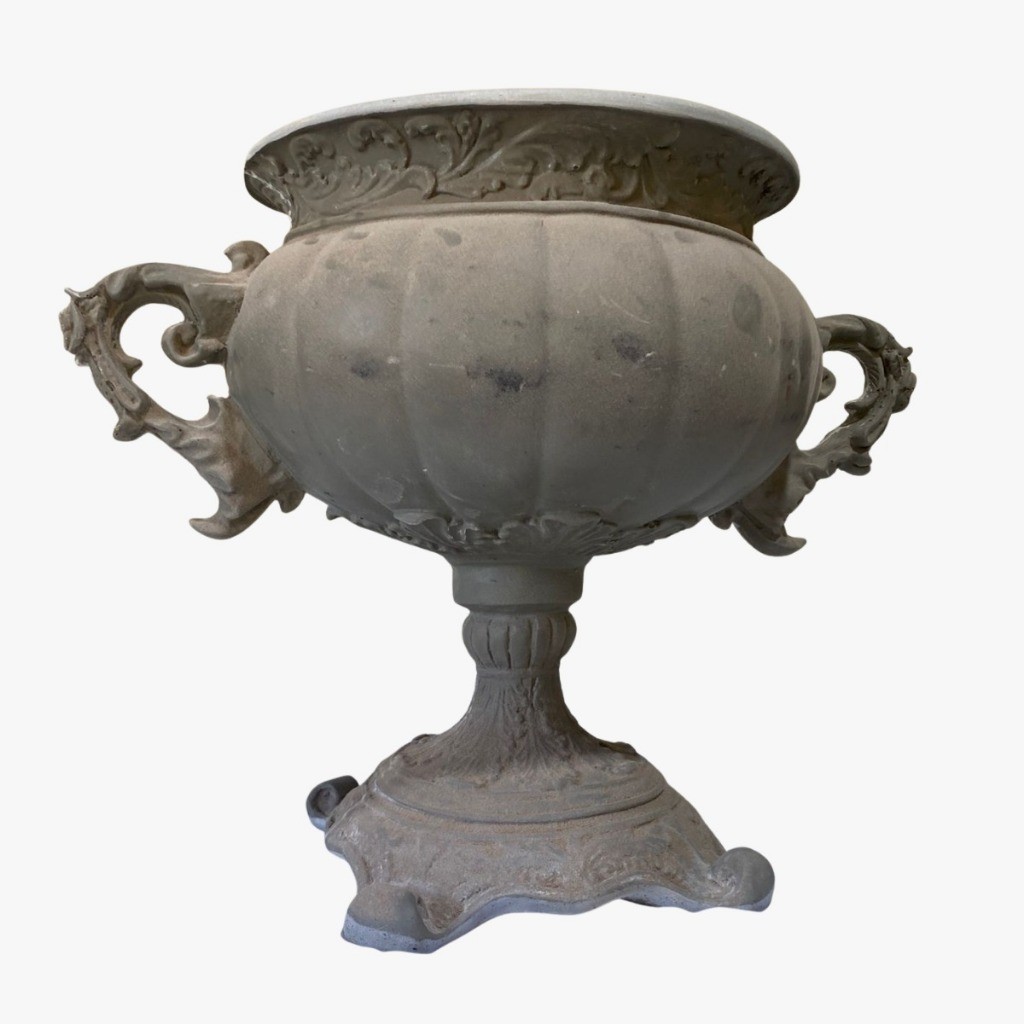 Vaso Romano para Decoração de Casa e Festa e Arranjo Para Flor  com acabamento de Fibra de vidro
