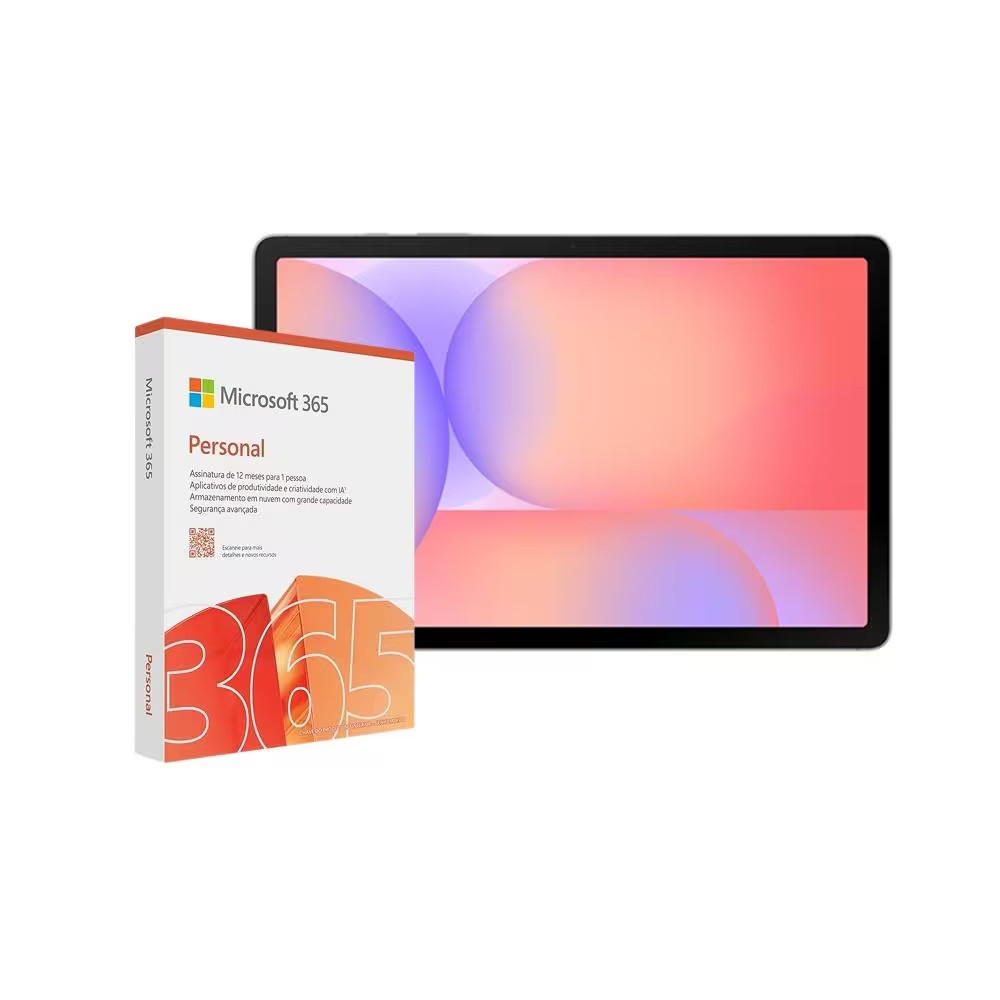 Tablet Galaxy S10 Lite 10.9 Android 15 128GB + Microsoft 365 Personal Samsung