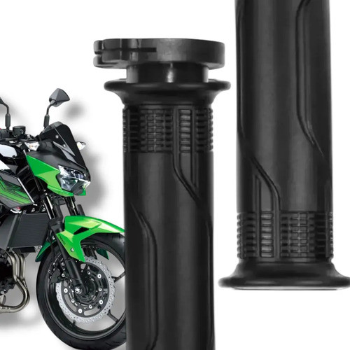 Par Manopla Roldana  Kawasaki Z300 Z400 Z650 Z750 Z800 Z1000 Preto