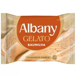 Sabonete Corporal Em Barra Albany Gelato Baunilha 80g