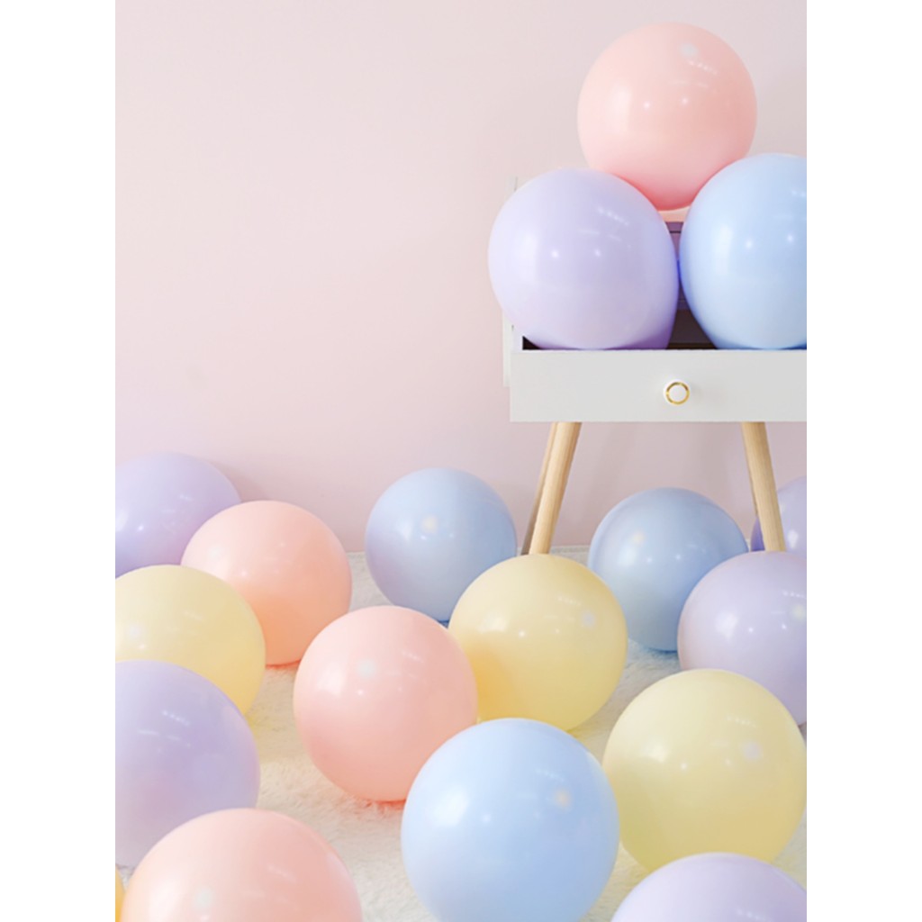 Balão macaron de 17cm, balão influenciador rosa, aniversário, casamento, balão redondo, corrente decorativa, balão macar