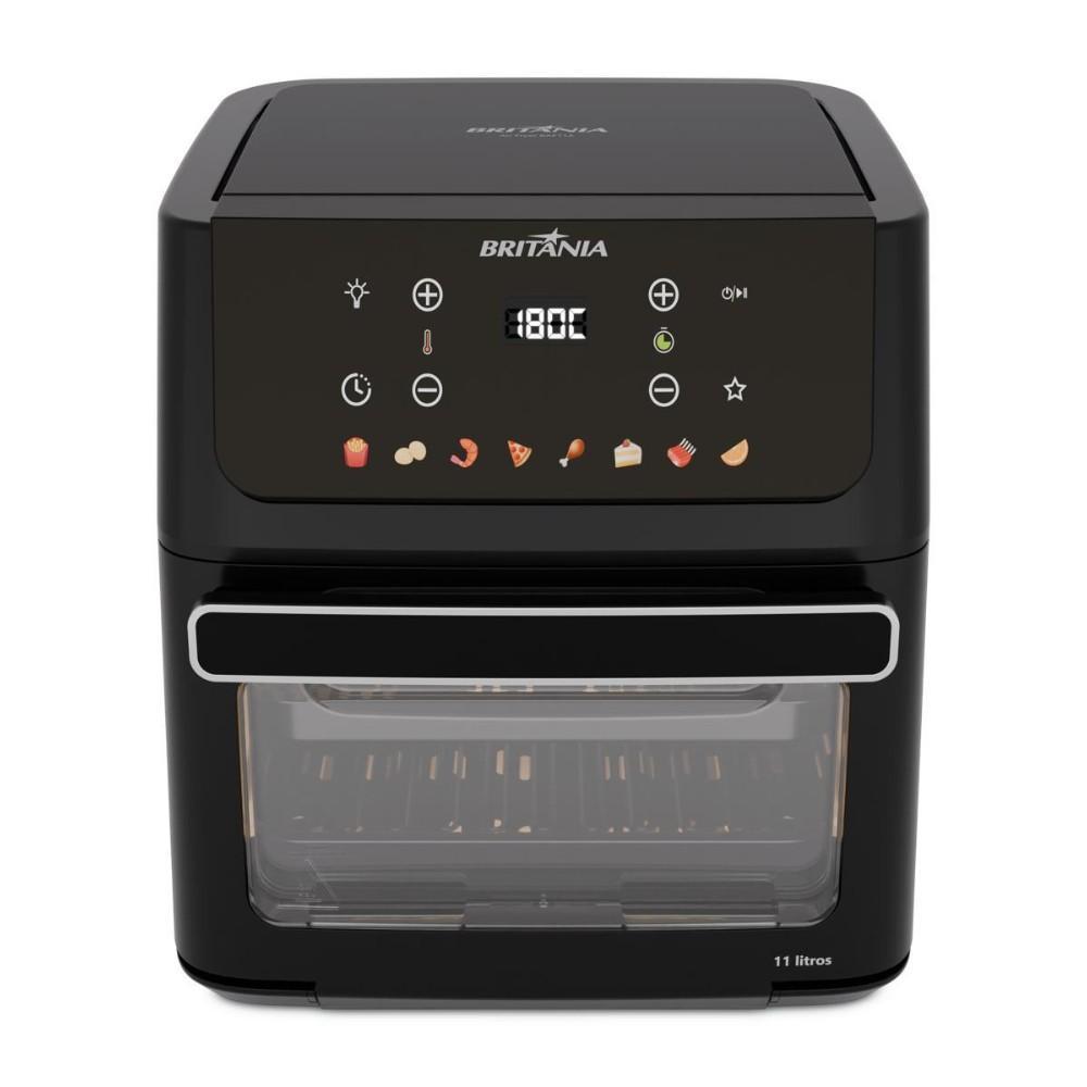 Fritadeira Elétrica/Air Fryer Britânia BAF11A 11L 8 Funções 1800W
