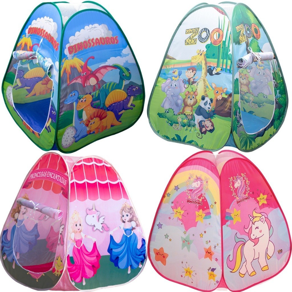 Cabaninha barraca infantil cabana tenda barraquinha casinha brinquedos de menina brinquedo dobravel