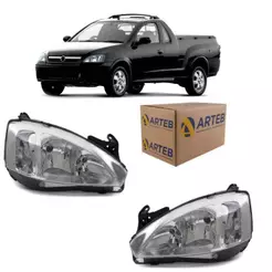 Par Farol Corsa Montana 2004 a 2010 Corsa Hatch 2002 a 2012 Corsa Sedan 2004 a 2010 Pisca Liso