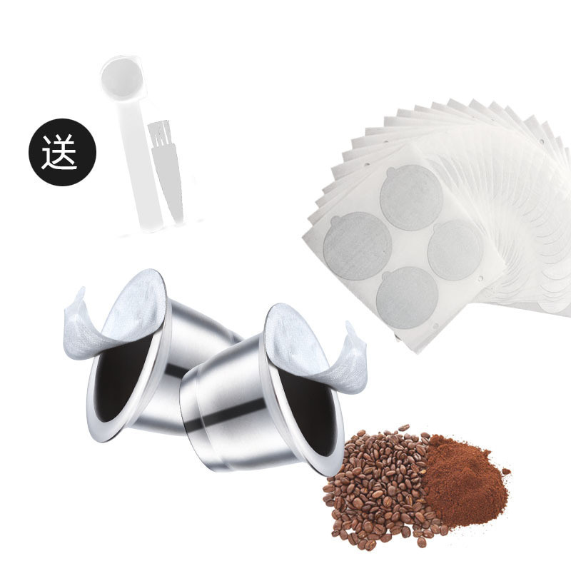 Adequado para Nestlé nespresso Xiaomi Cápsula de Café Shell Folha de Alumínio Filtro de Xícara de Café Reutilizável