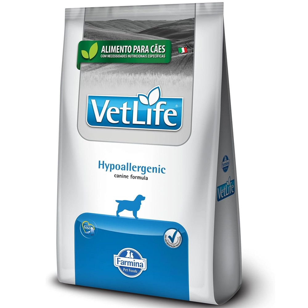 Ração para Cães Hipoalergênica Vet Life Natural Canine Hypoallergenic 10,1kg Farmina