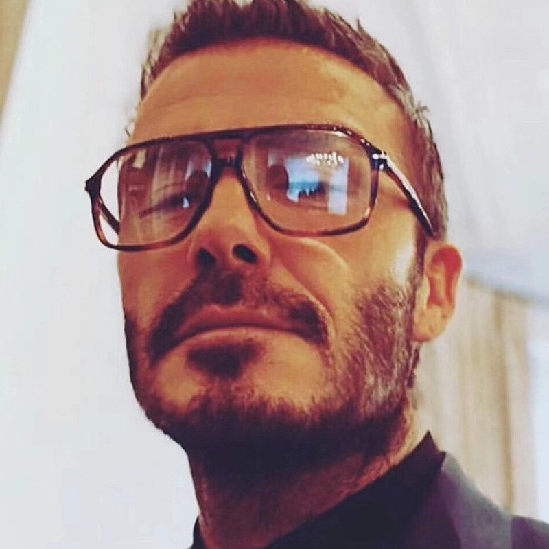 Moldura grande Óculos de sol europeus americanos ins Retro Óculos de sol de feixe duplo masculino Óculos de sol planos d