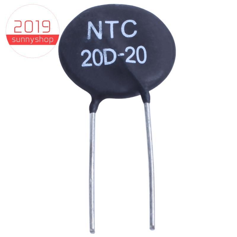[Bestseller S] Termistor 20D-20 Para Limitação De Corrente De inrush Do Reator De Fonte De Alimentação CFL , Preto