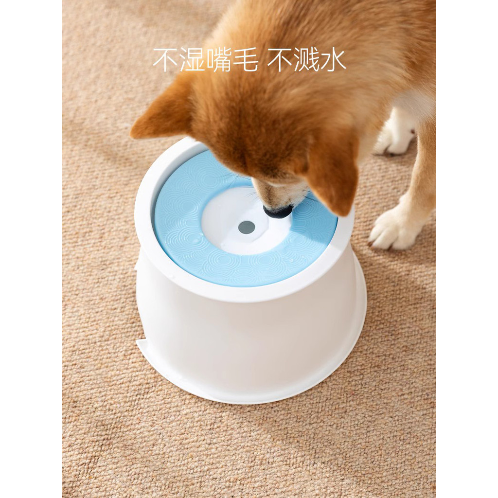 Tigela de comida para cães Tigela para beber cães Tigela de água flutuante Anti-tombamento Tigela de água para cães Tige