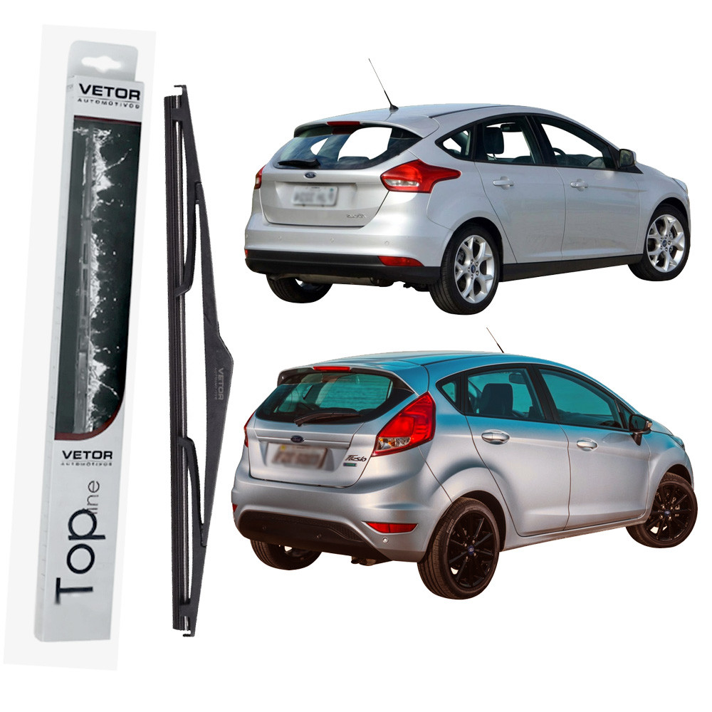 Palheta Vidro Traseiro Focus 2013 a 2019 New Fiesta 2011 a 2019 Vetor