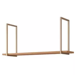 Prateleira de Cozinha Suspensa Divina 125cm Freijo - MGM