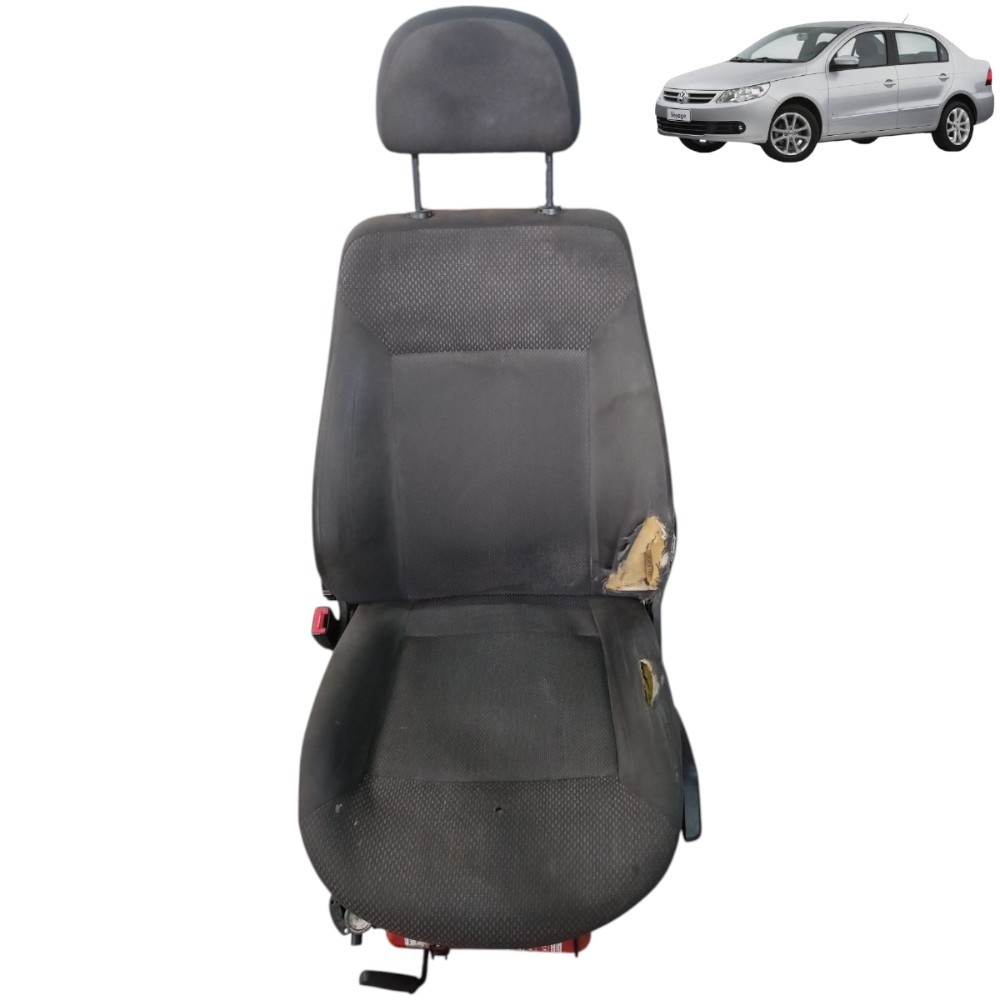 Banco Dianteiro Direito Tecido Vw Voyage Gol G5 2008 2009 10 Cinza