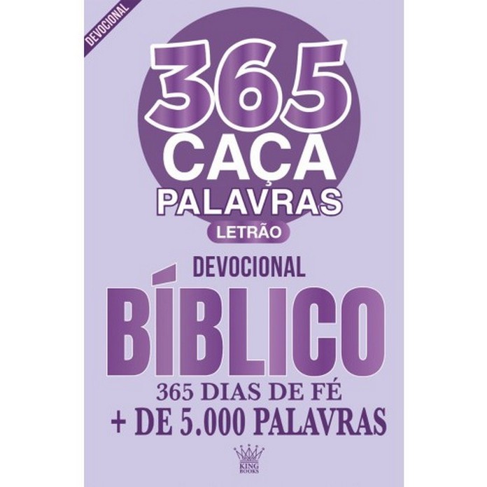 Livro 365 Caça-Palavras - Devocional Bíblico - King Books